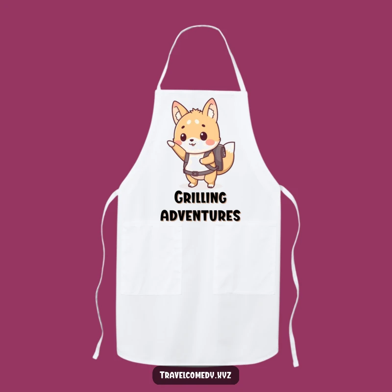 Funny Adventure Animal Backpack Apron: Cook with Eager Spirit