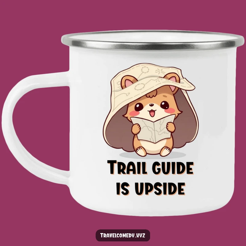 Funny Lost Map Camping Mug - Hilarious Upside Down Drinkware