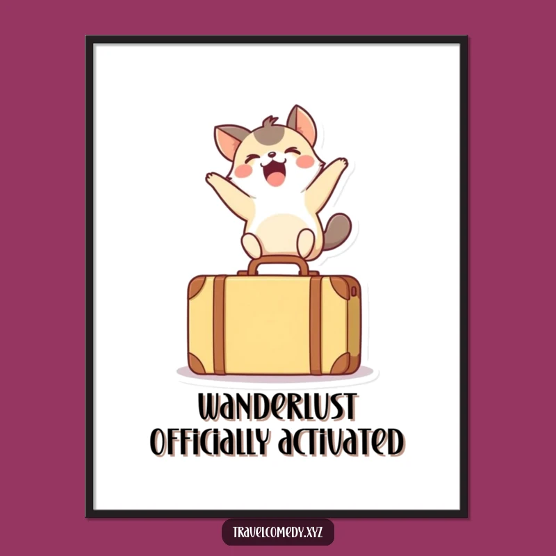 Funny Animal Leap Digital Art - Joyous Expression Print Gift
