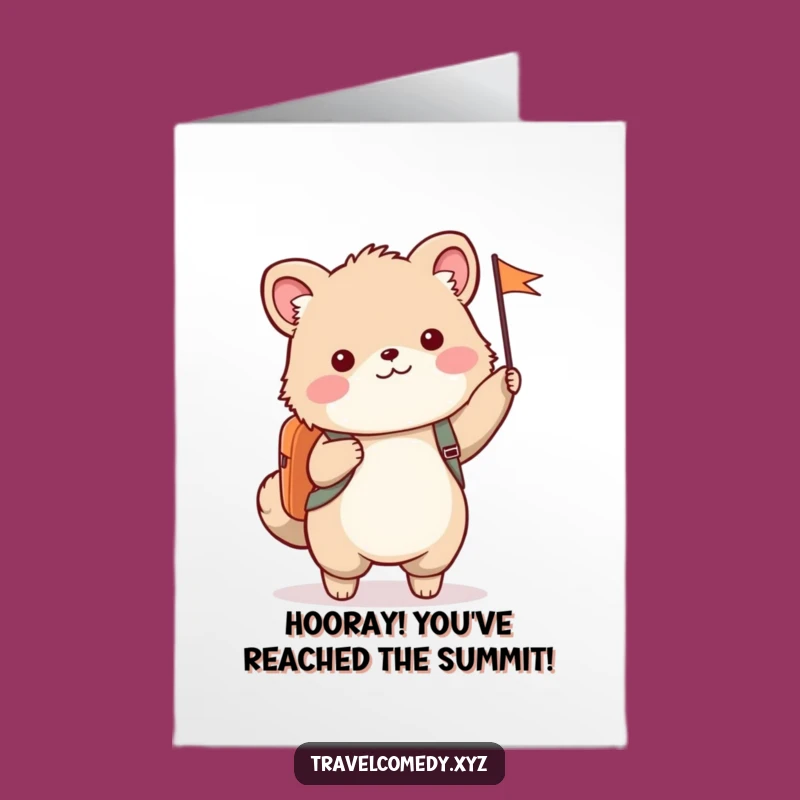 Free Printable Congrats Card: Happy Animal, Celebratory Downloadable Greeting