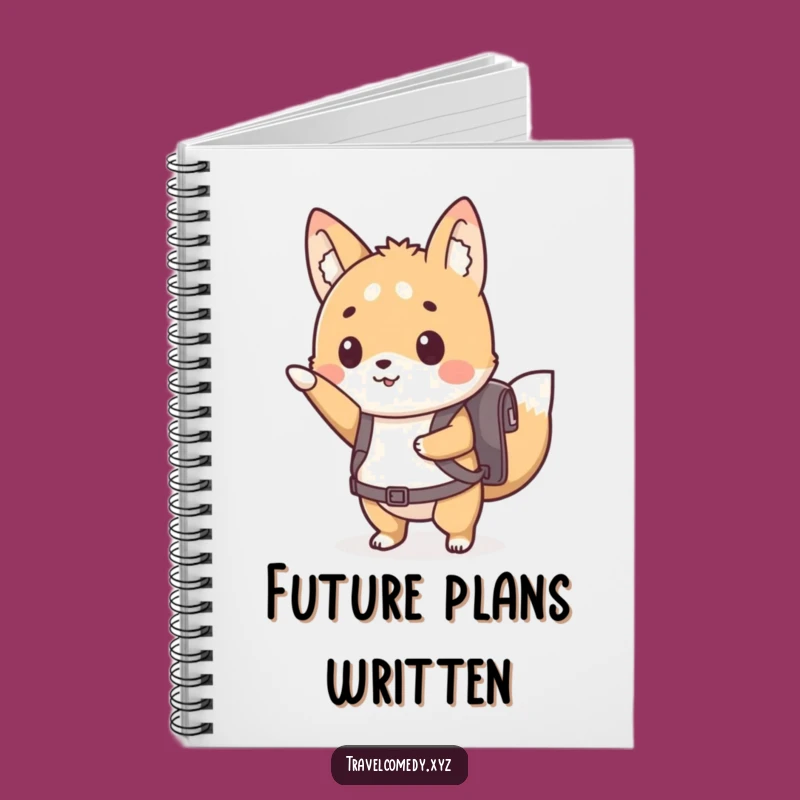 Funny Adventure Animal Backpack Notebook: Jot Down Your Journey Plans