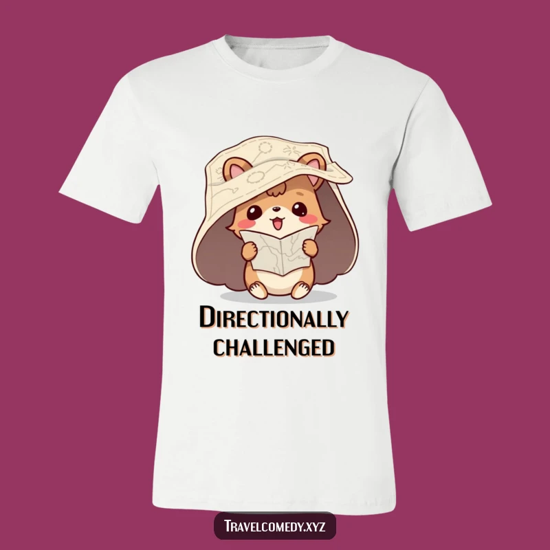 Funny Lost Explorer T-Shirt - Hilarious Map Reading Fail Tee