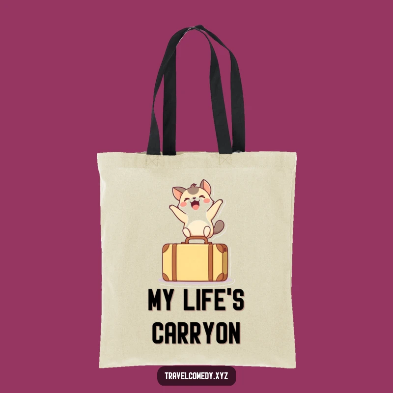 Funny Excited Animal Tote Bag - Joyous Leap Carry-All Gift